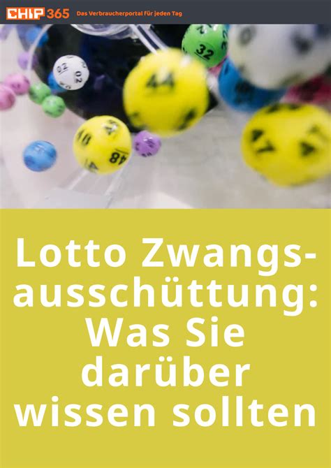 LOTTO Zwangsausschüttung: Was Sie wissen sollten.